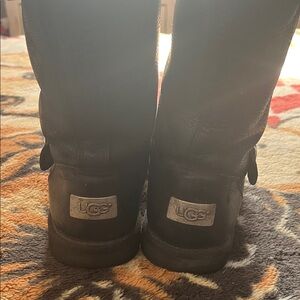 UGG Dark Leather Boots